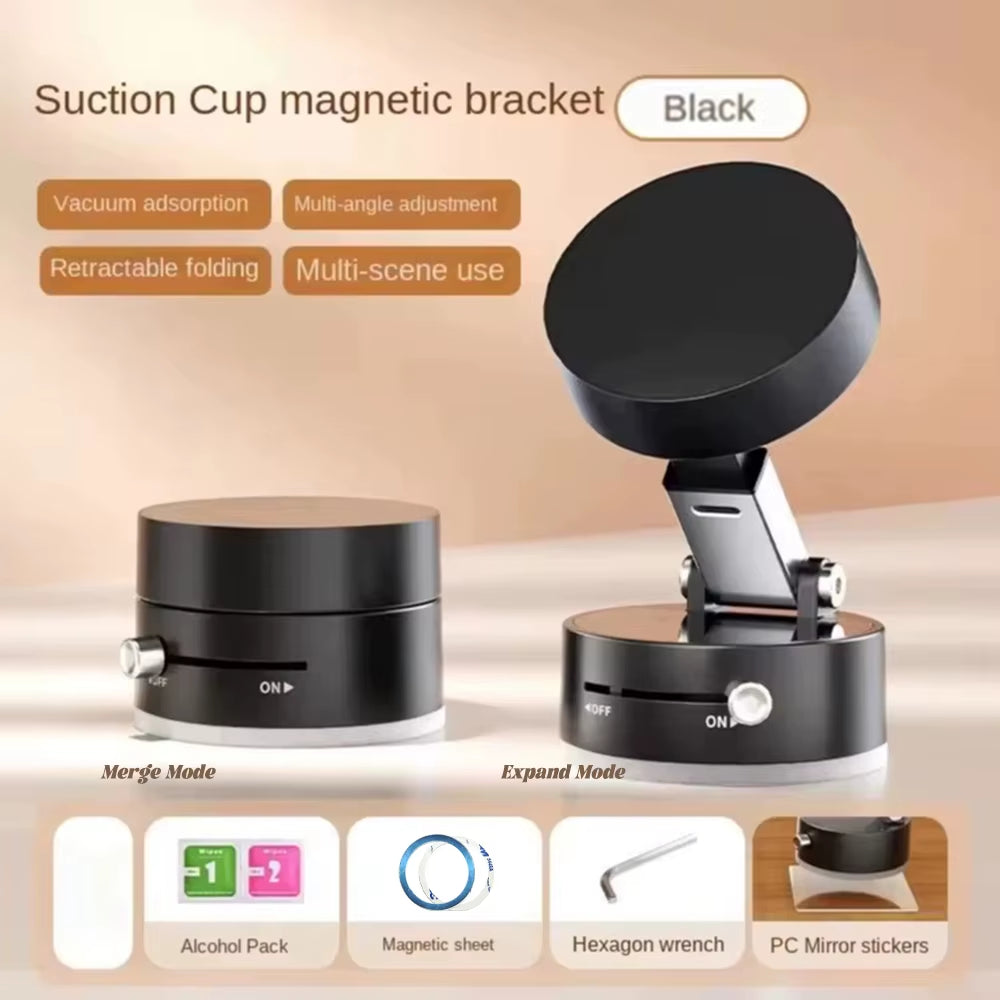 GripVault™ Magnetic Vacuum Phone Mount